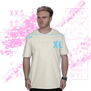 T-shirt Cruiser' HEXXEE en coton biologique - Moyen (40") - Blanc 2