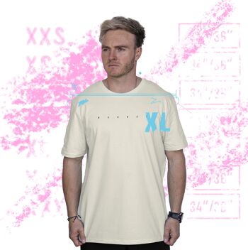 T-shirt Cruiser' HEXXEE en coton biologique - XL (48") - Crème 2