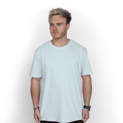 Camiseta de algodón orgánico Mini 'HEXXEE - XXS (32 ") - Azul claro