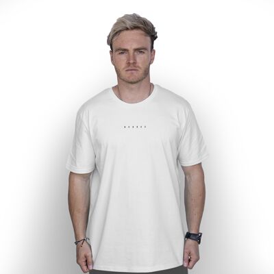 Camiseta de algodón orgánico Mini 'HEXXEE - Mediana (40 ") - Blanco