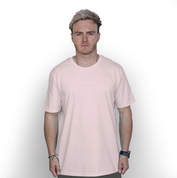T-shirt en coton biologique Mini' HEXXEE - Moyen (40") - Rose pâle 1
