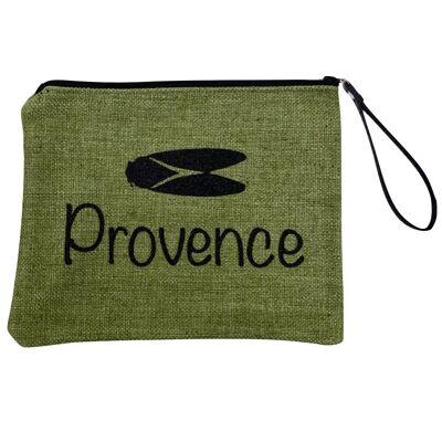Pochette L, Provence, anjou kaki