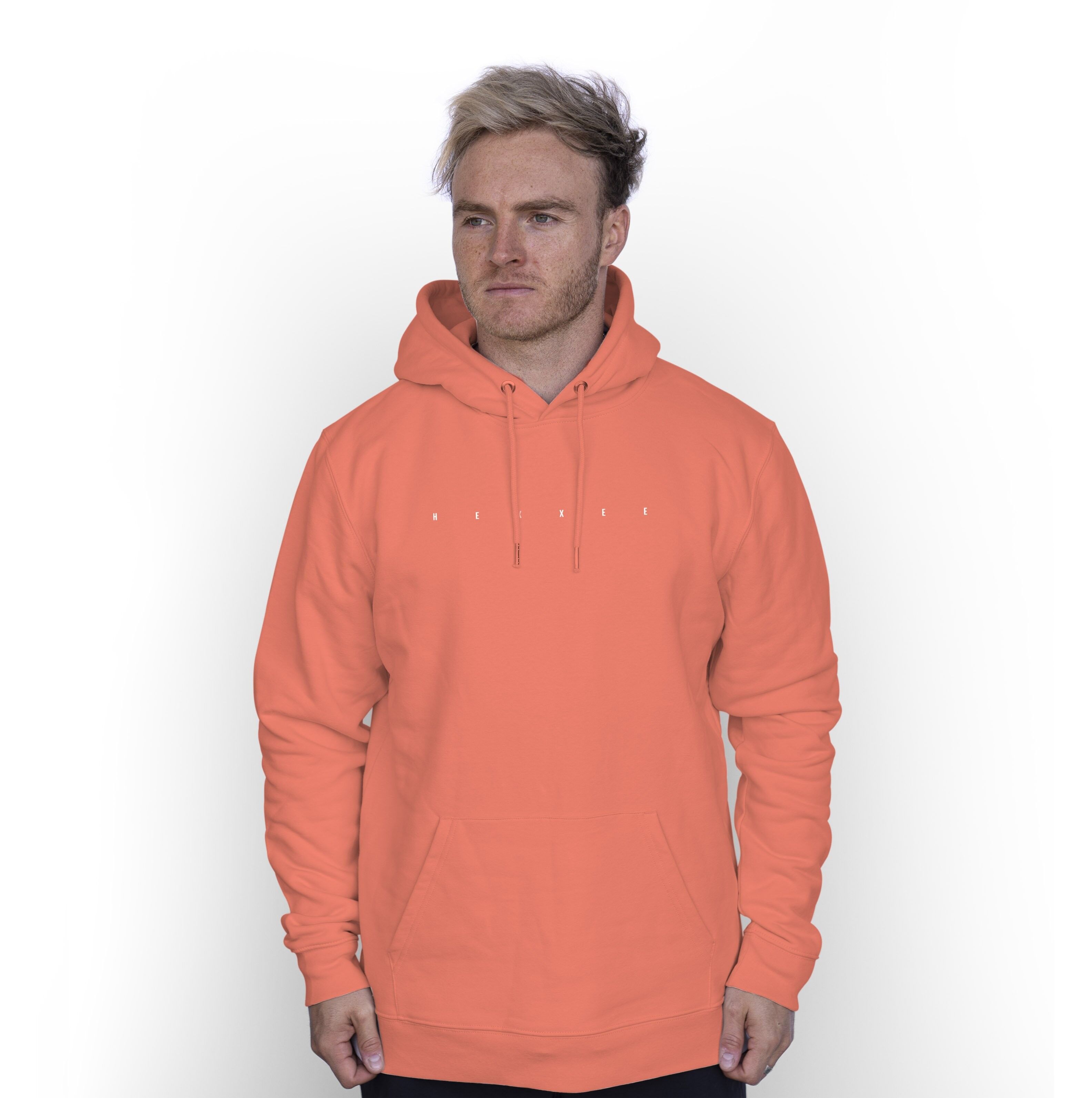 Sweat à capuche Cruiser' HEXXEE en coton biologique - Petit (36") - Orange