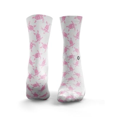 Chaussettes Turtle - Femme Rose