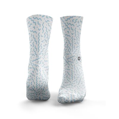 Squiggle Socken - Damen Blau