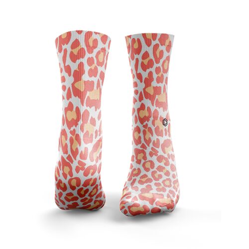 Leopard Print - Womens Coral
