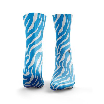 Zebra Print - Mujeres Royal Blue