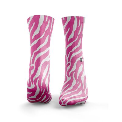 Zebra-Print - Herren Rosa & Weiß