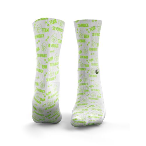 Team Silverback Socks - Womens Bright Green