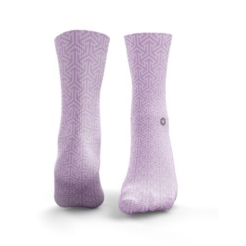 Arrow Pattern Socks - Womens Violet