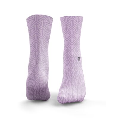 Chaussettes à motif flèche - Femme Violet