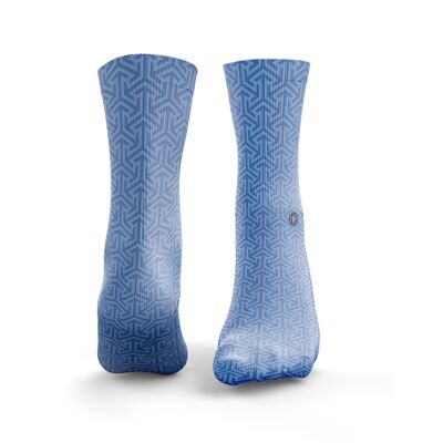 Arrow Pattern Socks - Mens Blue