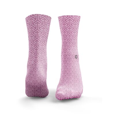 Chaussettes à Motif Flèche - Homme Rose