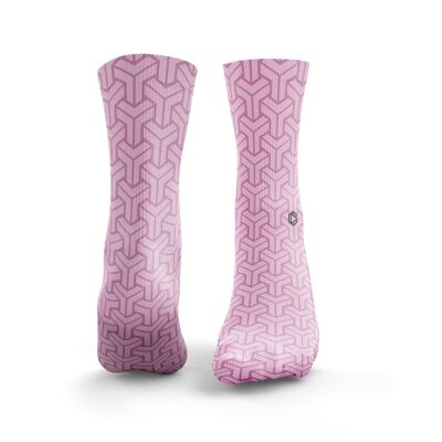 Calzini Tri Pattern - Donna Rosa