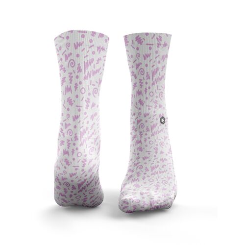 Zig Zags - Womens Pink