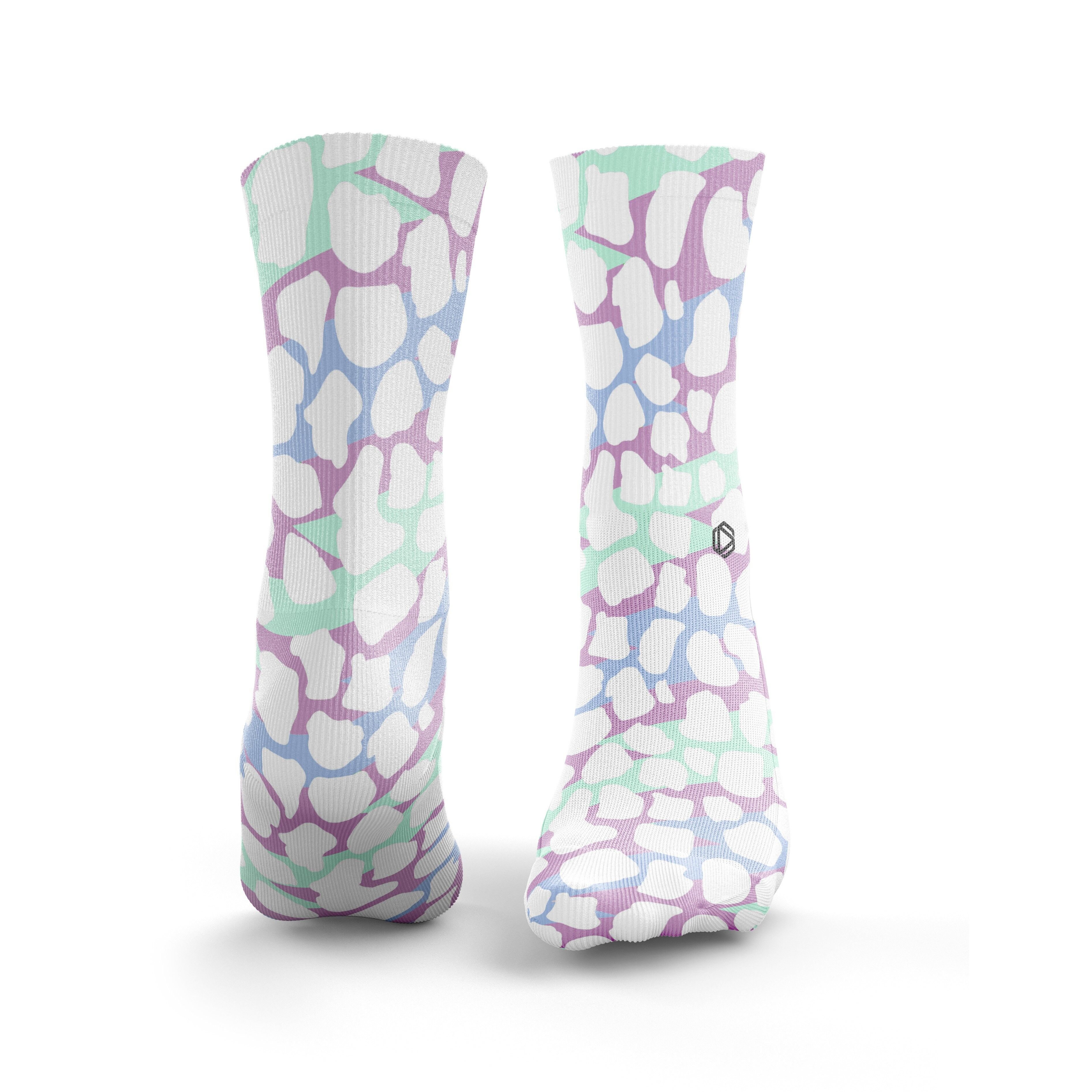 Ricciolo con stampa leopardata - Uomo Blu/Viola/Verde