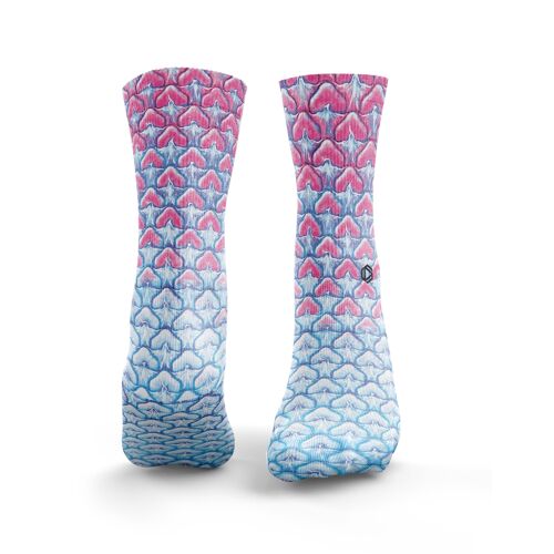 Pineapple Skins - Mens Baby Pink & Blue