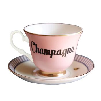 YE - Paire Tasse thé 28 cl Champagne