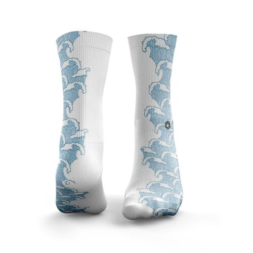 Wave Socks - Mens Half Wave