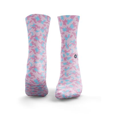 Digital Camouflage - Womens Pink & Blue
