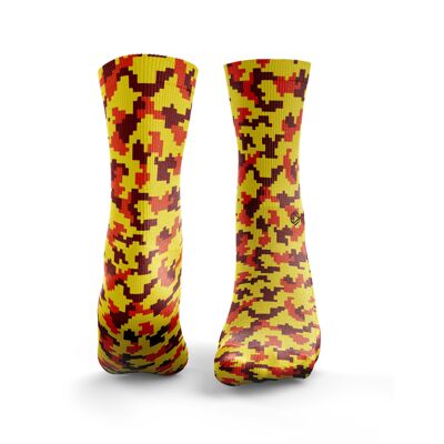 Digital Camouflage - Womens Yellow