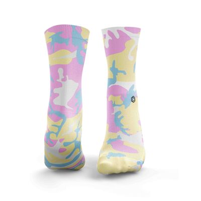 Calcetines de camuflaje - Camuflaje Ice Cream para mujer