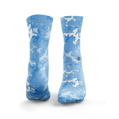 Camouflage Socken - Damen Blau
