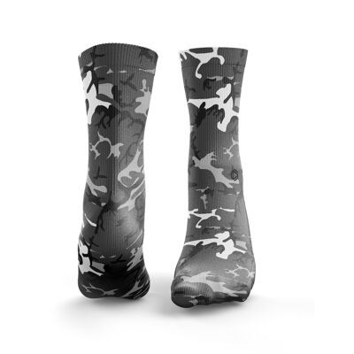 Camouflage Socken - Damen Grau