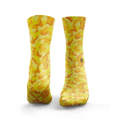 Chaussettes Camouflage - Homme Jaune