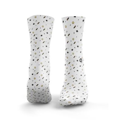 Chaussettes Space - Femme Jaune