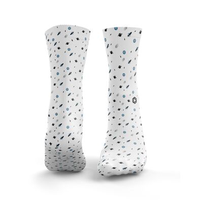 Calcetines Space - Azul Mujer