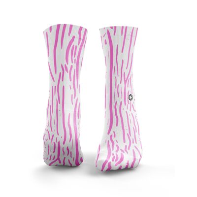 Paint Drip Socks - Womens Pink
