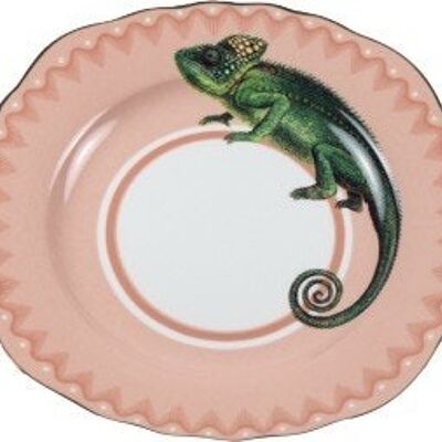 YE - Assiette plate 22 cm Caméléon