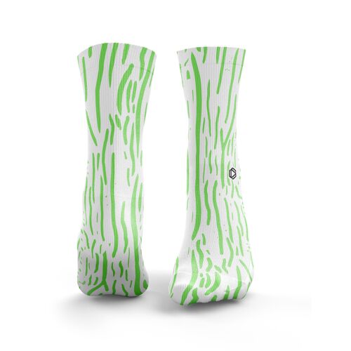 Paint Drip Socks - Mens Green