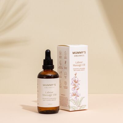 Huile de Massage Travail (Bio & Vegan)