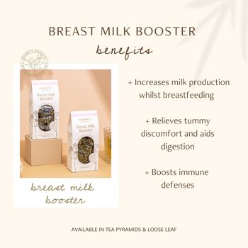 Booster de lait maternel biologique (thé en feuilles) 4