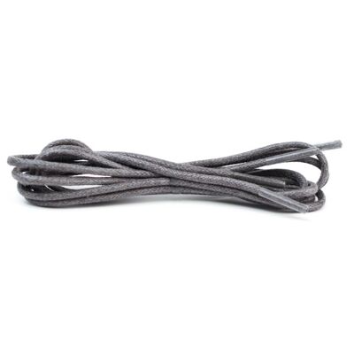 Round wax laces |grey | length: 90cm | thickness: 2,5mm