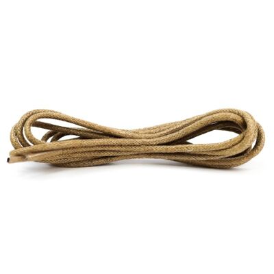 Round wax laces |khaki | length: 90cm | thickness: 2,5mm