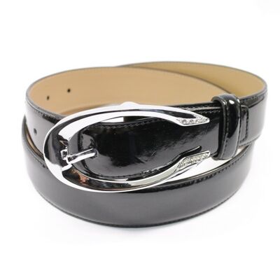 Black Leather Belt_Black