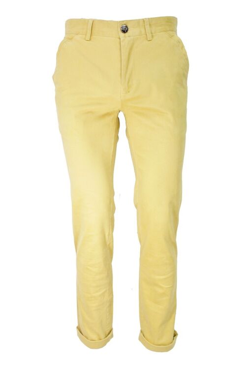 Sand Stretch Slim Fit Chino_Sand Stretch Slim Fit Chino