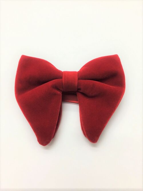 Velvet Bow Tie_Blue