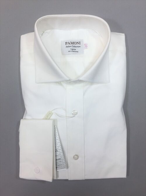 White Oxford Slim Fit Shirt_White Oxford Slim Fit Shirt