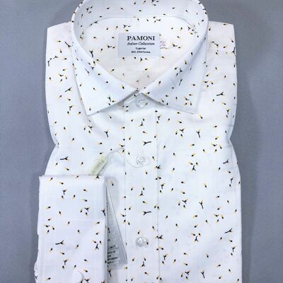 Pollen Motif Pure Cotton Shirt_Pollen Motif Pure Cotton Shirt