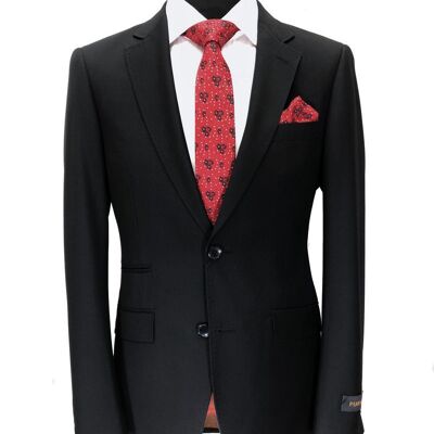 Black 2-button Suit_Black 2-button Suit