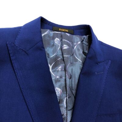 Cobalt Blue 1-button Slim Fit Suit_Cobalt Blue 1-button Slim Fit Suit