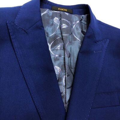 Cobalt Blue 1-button Slim Fit Suit_Blue
