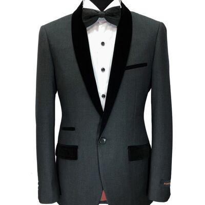 Charcoal Grey Dinner Suit_Charcoal Grey Dinner Suit
