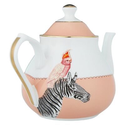 YE - Zebra and Cockatoo 1.3 l teapot