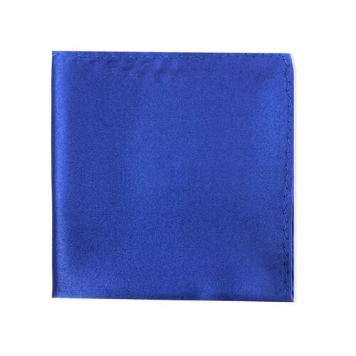 Classic Plain Pocket Square (4 Colours)_Blue