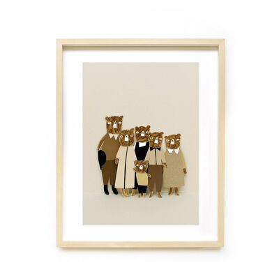 The Bears A3 print